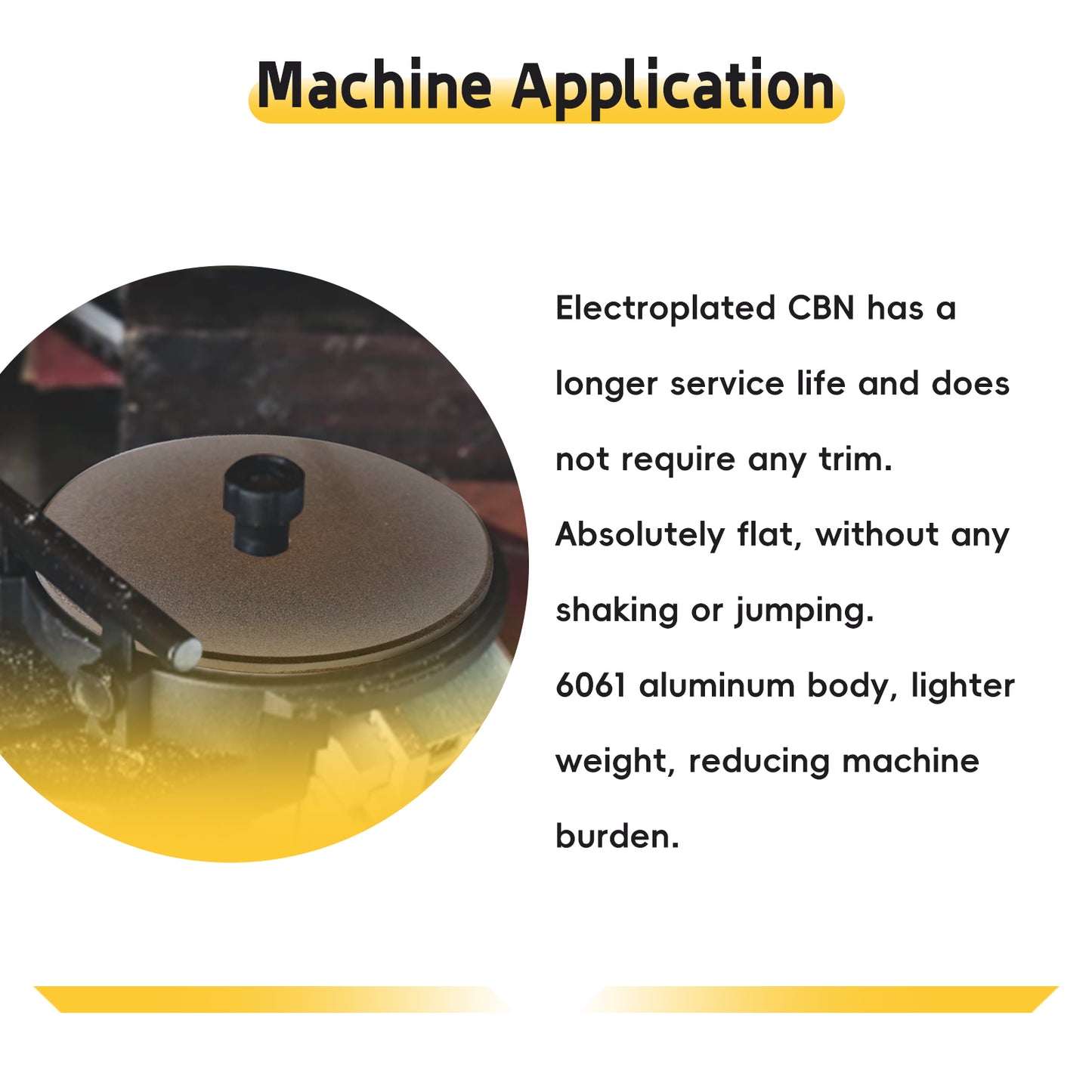 Double-Sided CBN Grinding Disk – Compatible with WS3000 - Sharpening for Hardened Steel