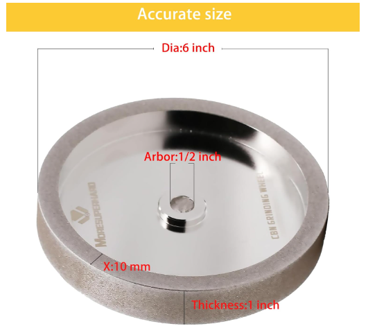 cbn wheel 6 inch