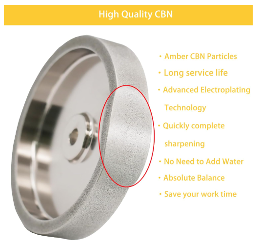 cbn wheel 6 inch