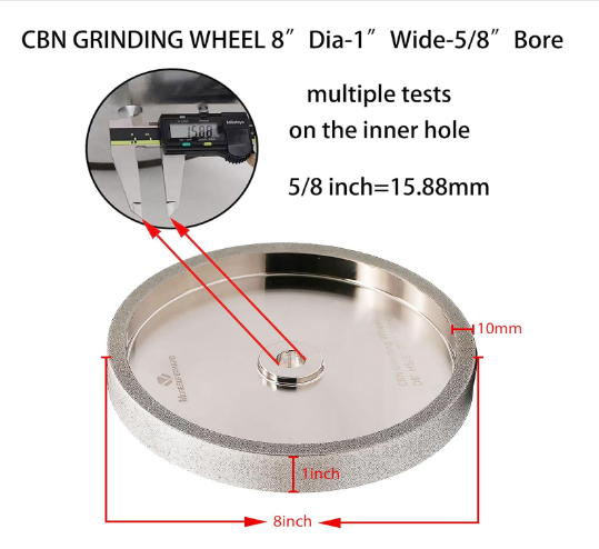 8 inch CBN Grinding Wheel Set 1