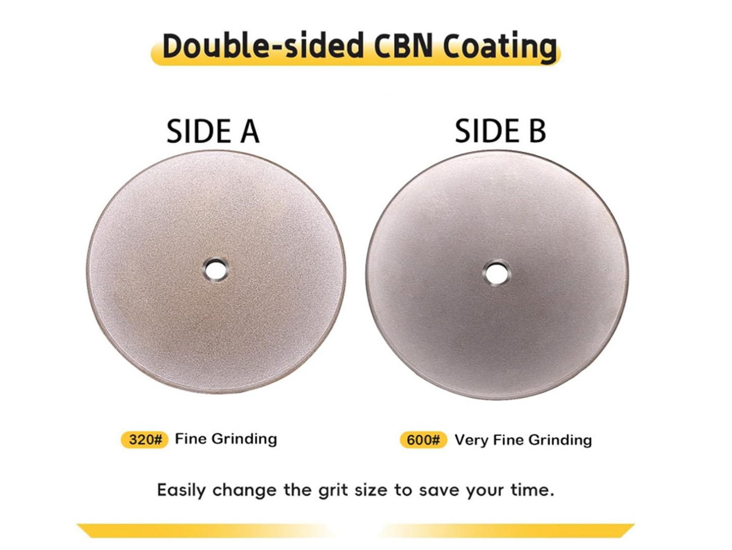 Double-Sided CBN Grinding Disk – Compatible with WS3000