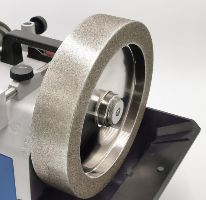 CBN Grinding Wheel 10 inch for Tormek T8,250 * 50 * 12mm,for Sharpening Woodturning Tools、High Speed Steel Tools(Right Corners,80 Grit)