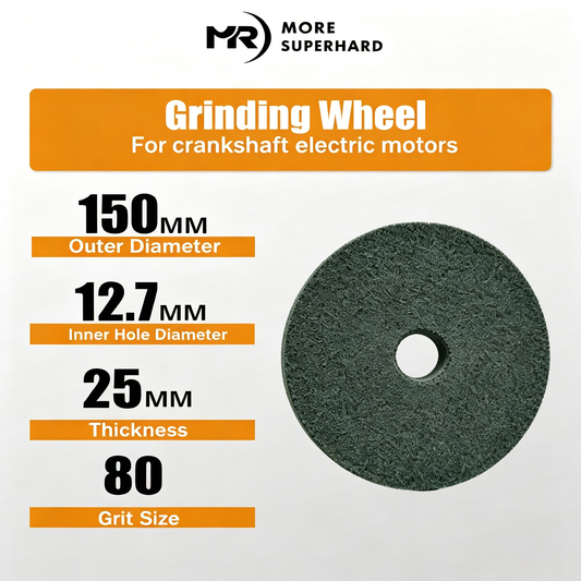 80 Grit Grinding Wheel for Crankshaft & Electric Motor Sharpening