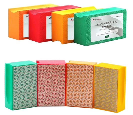 Diamond Hand Polishing Pads 4Pcs