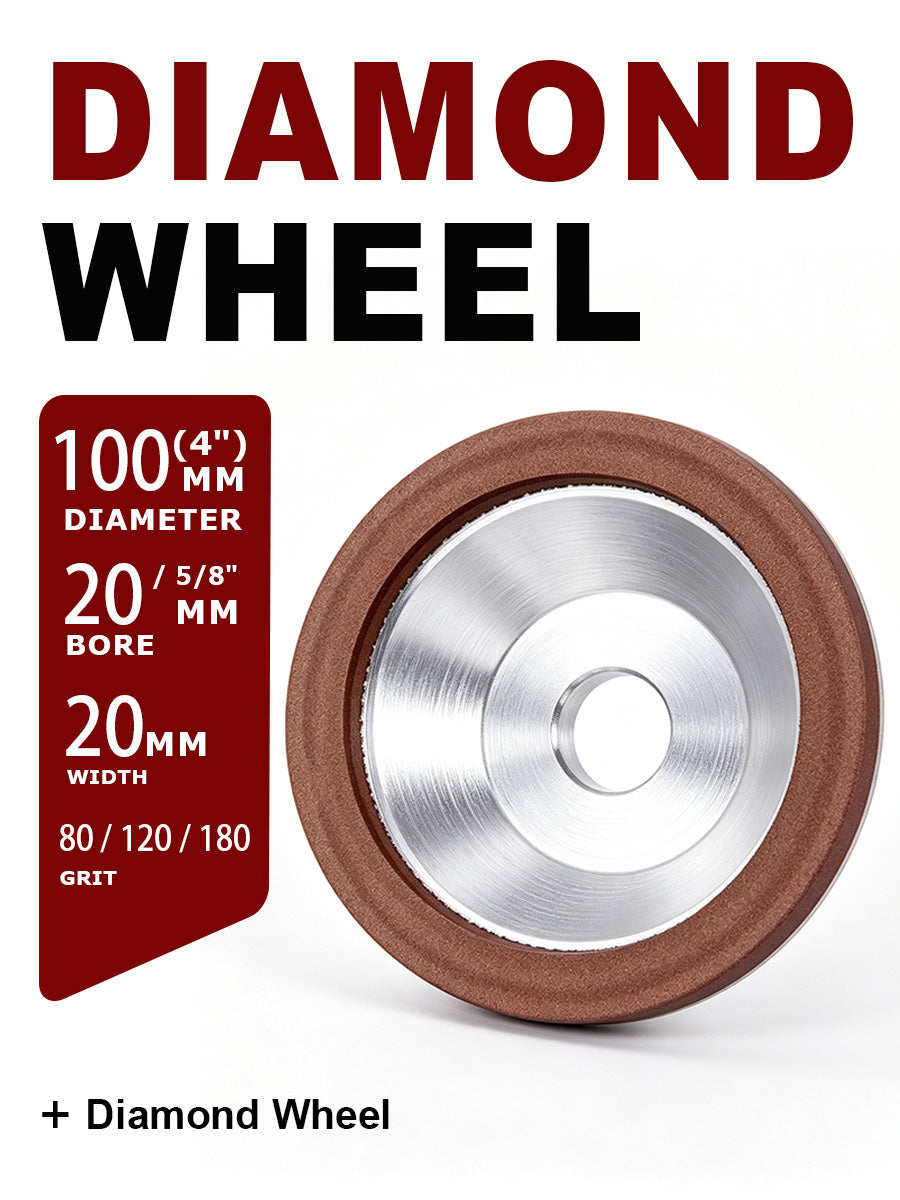 100mm (4") CBN Cup Wheel for Carbide Tools & Saw Blade Sharpening – Precision Grinding Wheel