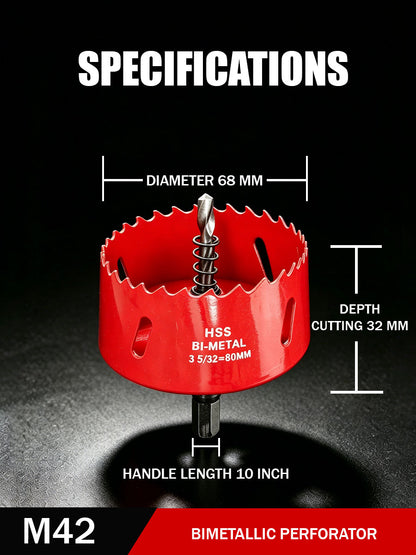 68mm Bi-Metal Hole Saw | Fast, Clean Cuts in Wood, PVC & Metal