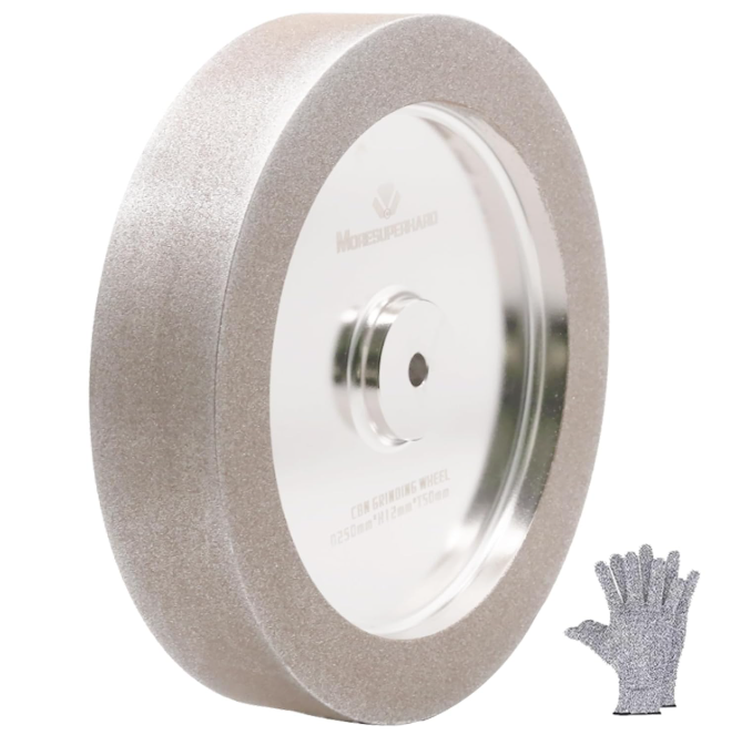 10 inch CBN Grinding Wheel for Sharpening Woodturning Tools,250 x 50 x 12mm