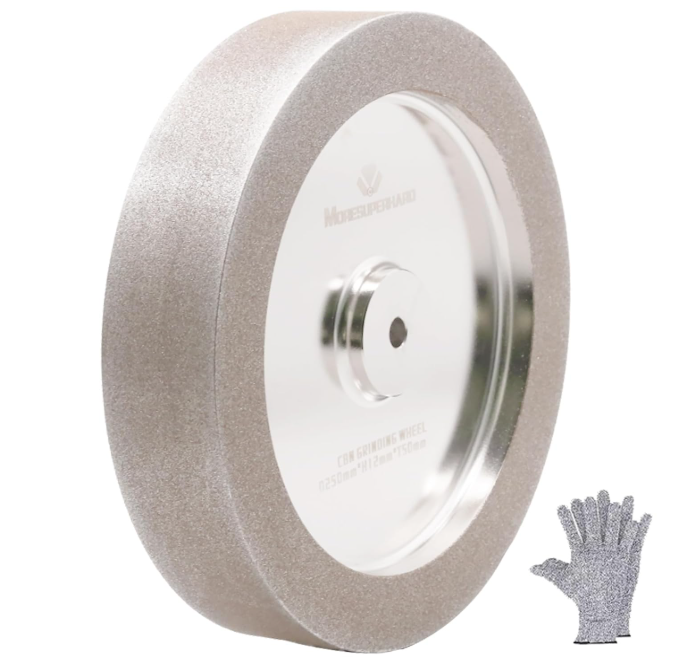 10 inch CBN Grinding Wheel for Sharpening Woodturning Tools,250 x 50 x 12mm