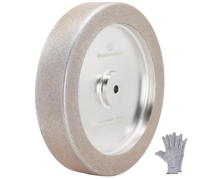 10 inch CBN Grinding Wheel for Sharpening Woodturning Tools,250 x 50 x 12mm